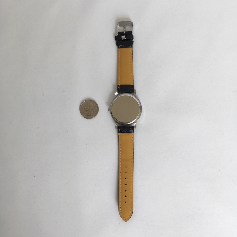 Watch Women’s Novelty  I’m Late Phrase Watch NEW Statement Quartz Watch - Picture 4 of 8